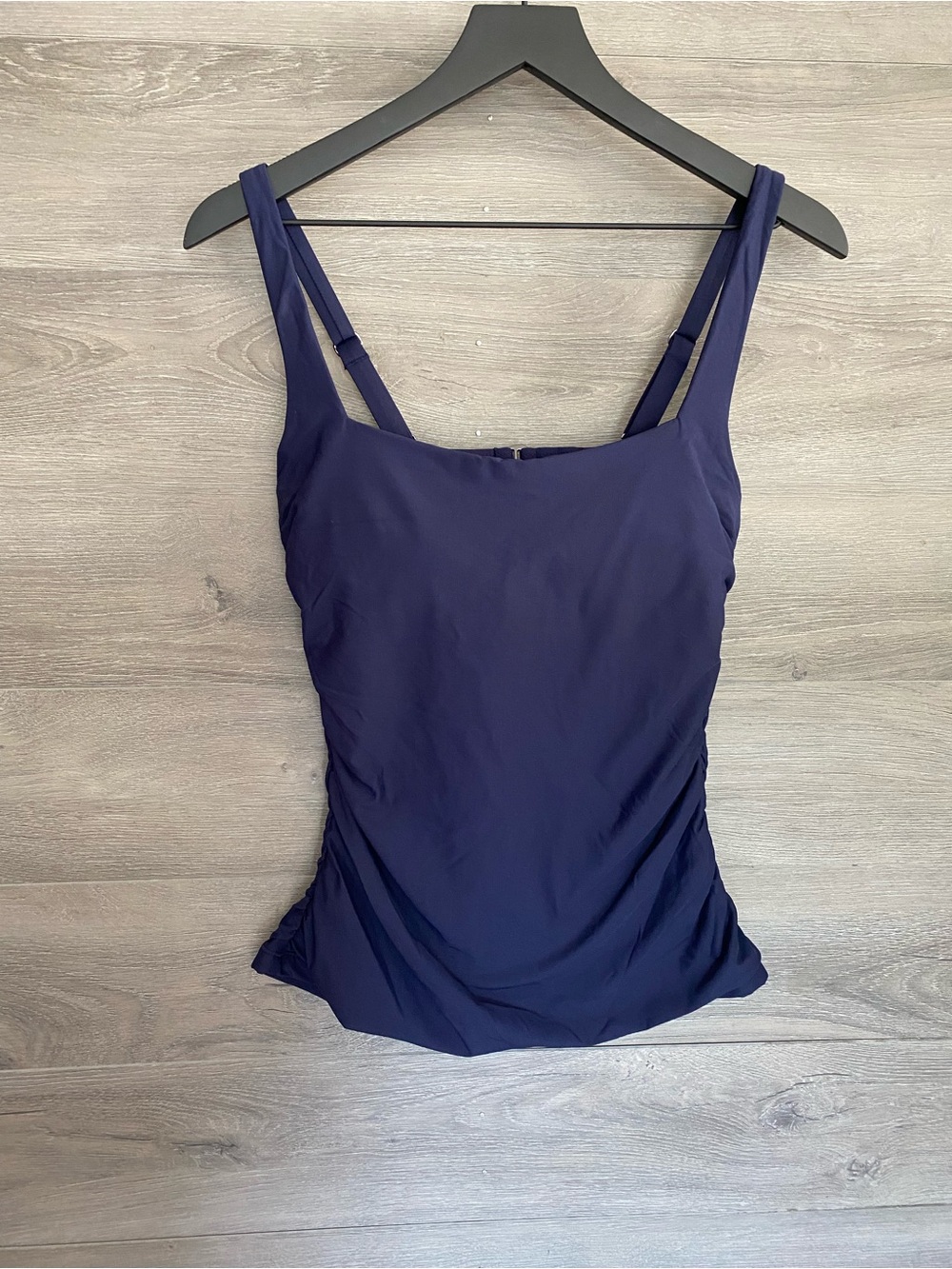 Athleta Square Neck Bra Cup Tankini Swim Top